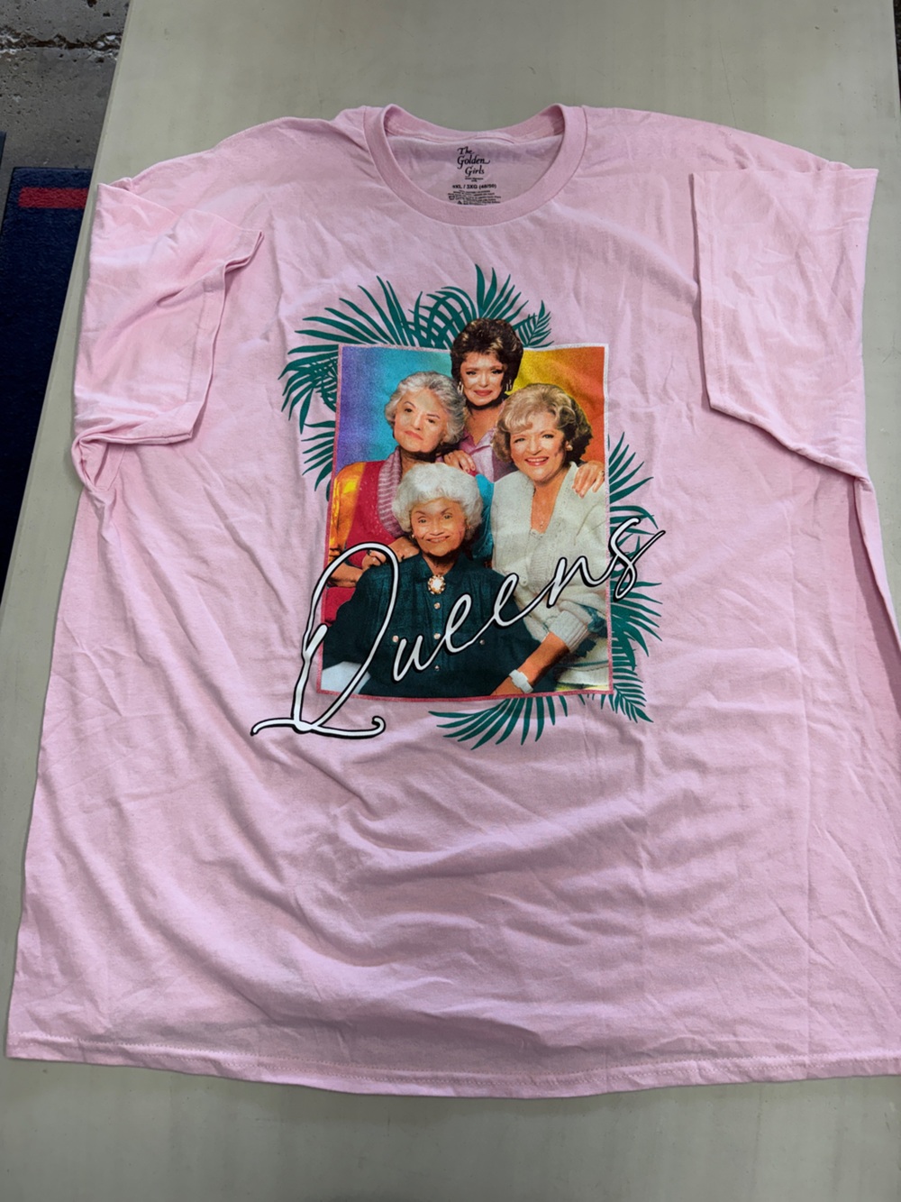 Golden Girls 3XL nwot off, light pink